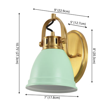 Phineas Farmhouse Bohemian Iron LED Vanity - JONATHAN Y